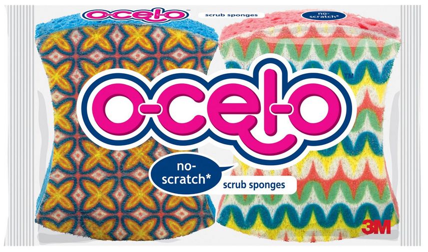 O-Cel-O 8164-T Light Duty Scrub Sponge