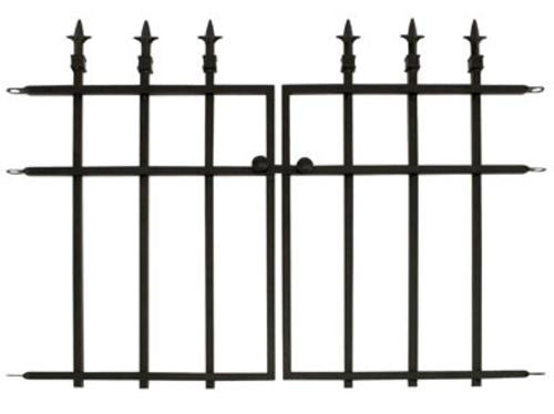 Panacea 87104 Classic Gate With Finial, 27 x 37, Black