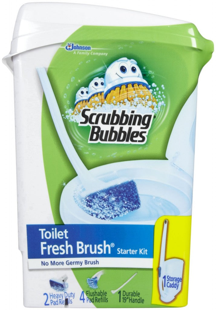 Scrubbing Bubbles 70706 Fresh Brush Toilet Cleaning Starter Kit, 19