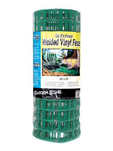 Garden Zone 022450 Green Vinyl Garden Fence, 24 x 50'