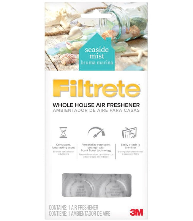 3M WHAF-1-SM Filtrete Whole House Air Freshener, Seaside Mist Scent