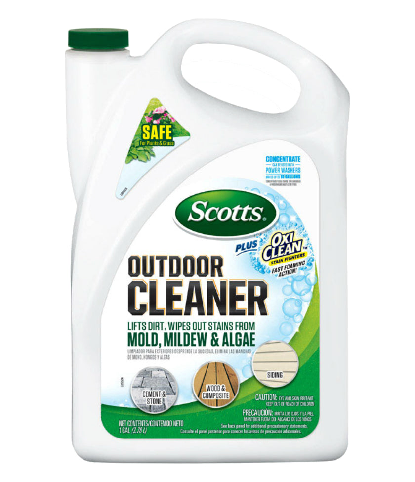 Scotts Plus 51070 Liquid Oxi Clean Outdoor Cleaner Concentrate, 128 Oz